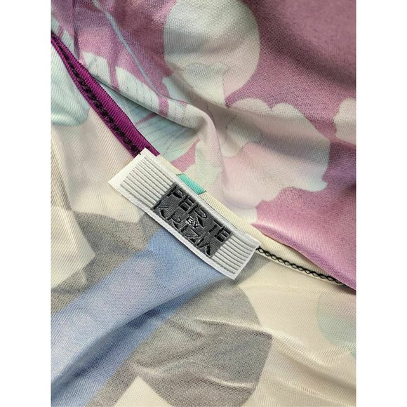 Perte by Krizia knot floral print top - Picture 6 of 6